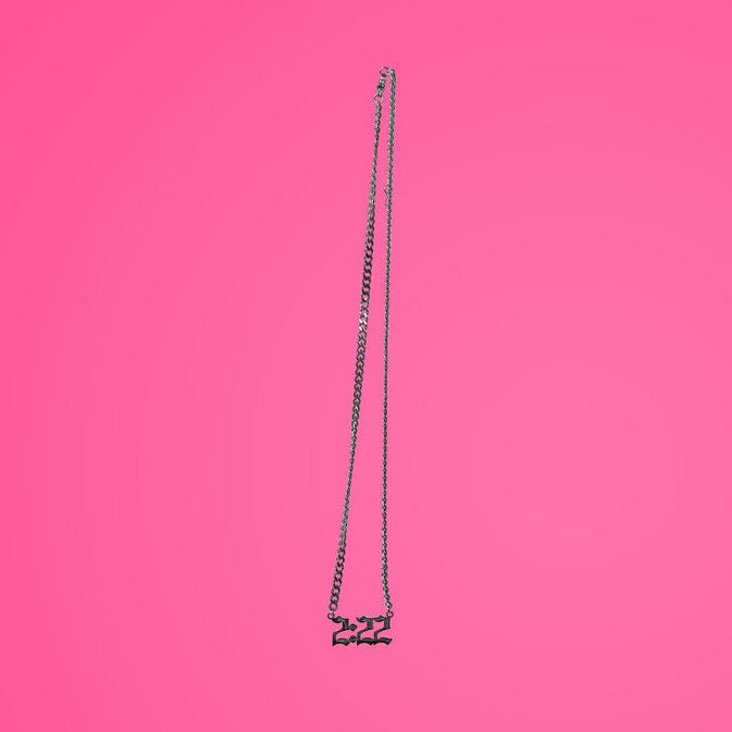 2:22 Necklace (silver)