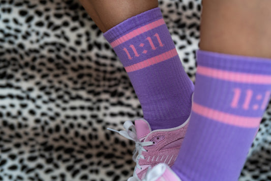 11:11 socks - Purple/Pink